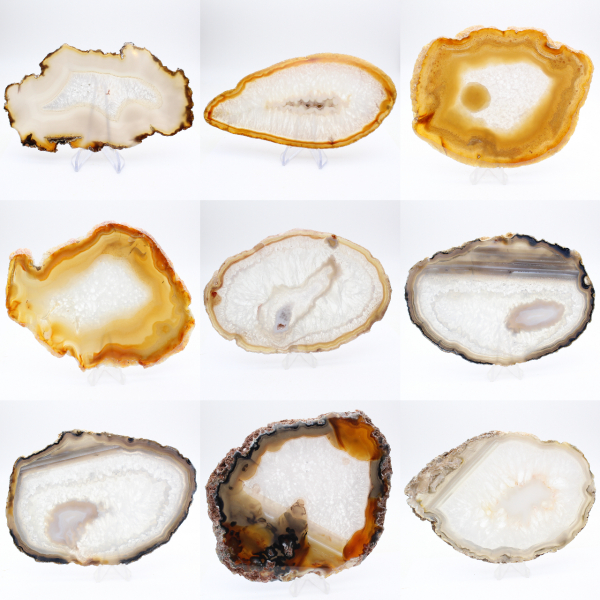 Natürliche brasilianische Achatscheibe