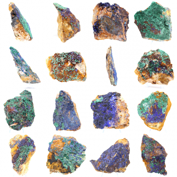 Rohmineral Azurit Malachit