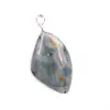 925 Sterling Silber Free Form Labradorit Anhänger - 0