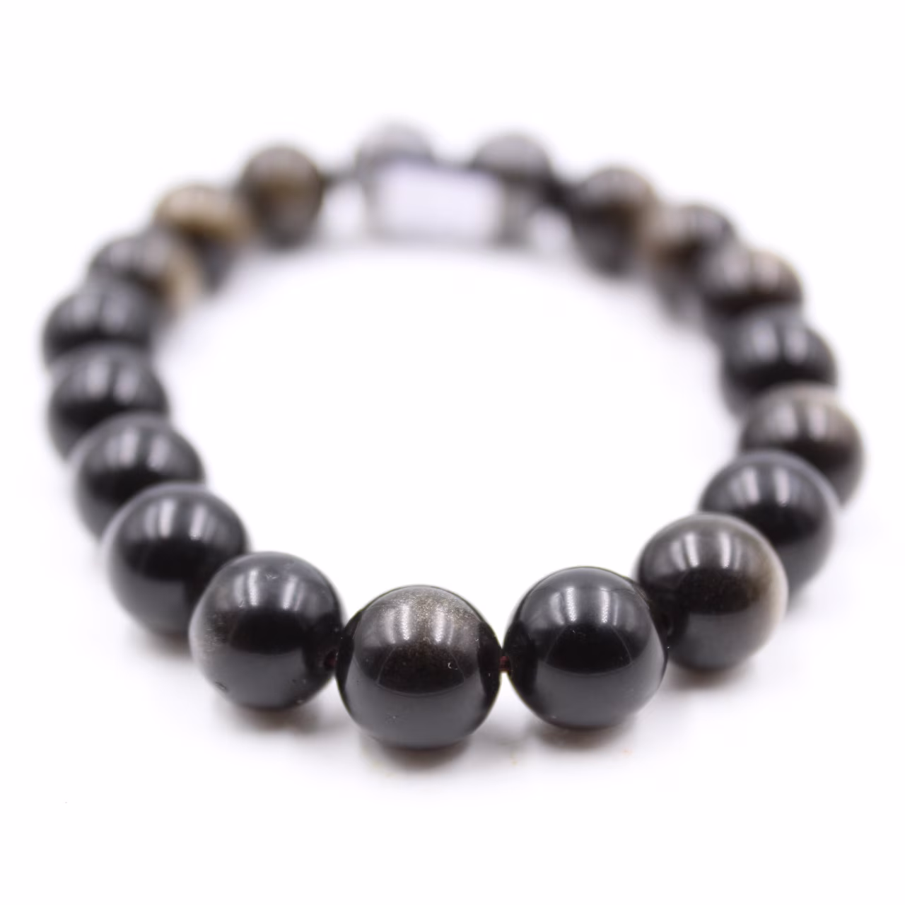 Obsidianarmband 10 mm