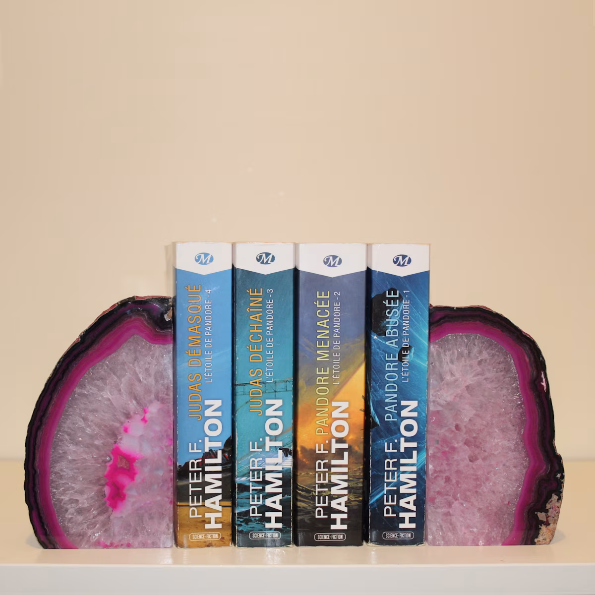 Achat Buchstützen 2 Stück