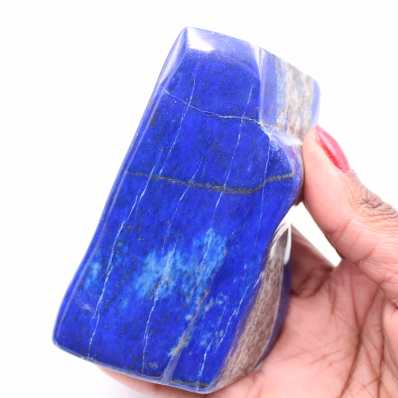 Block von Lapislazuli Stein freie Form