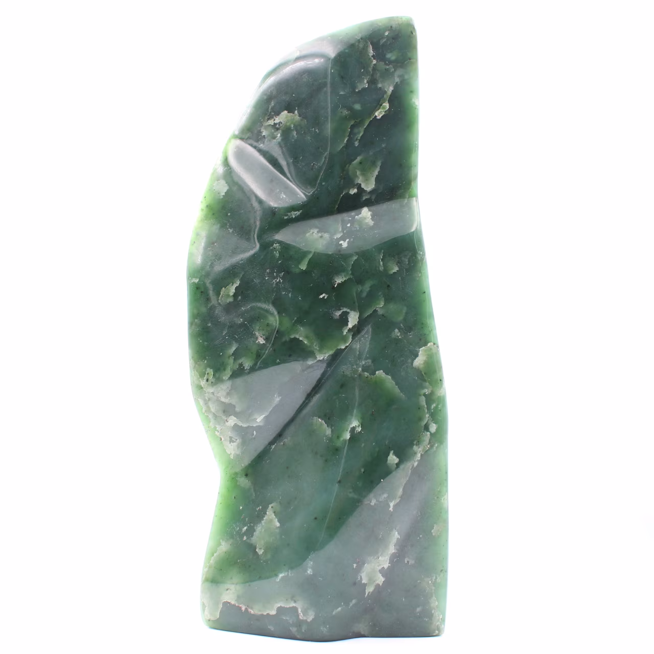 Jadestein Nephrit freie Form der Verzierung
