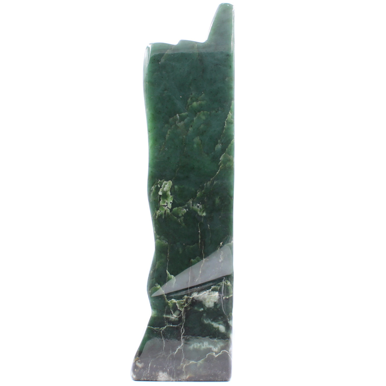 Jadestein Nephrit freie Form der Verzierung