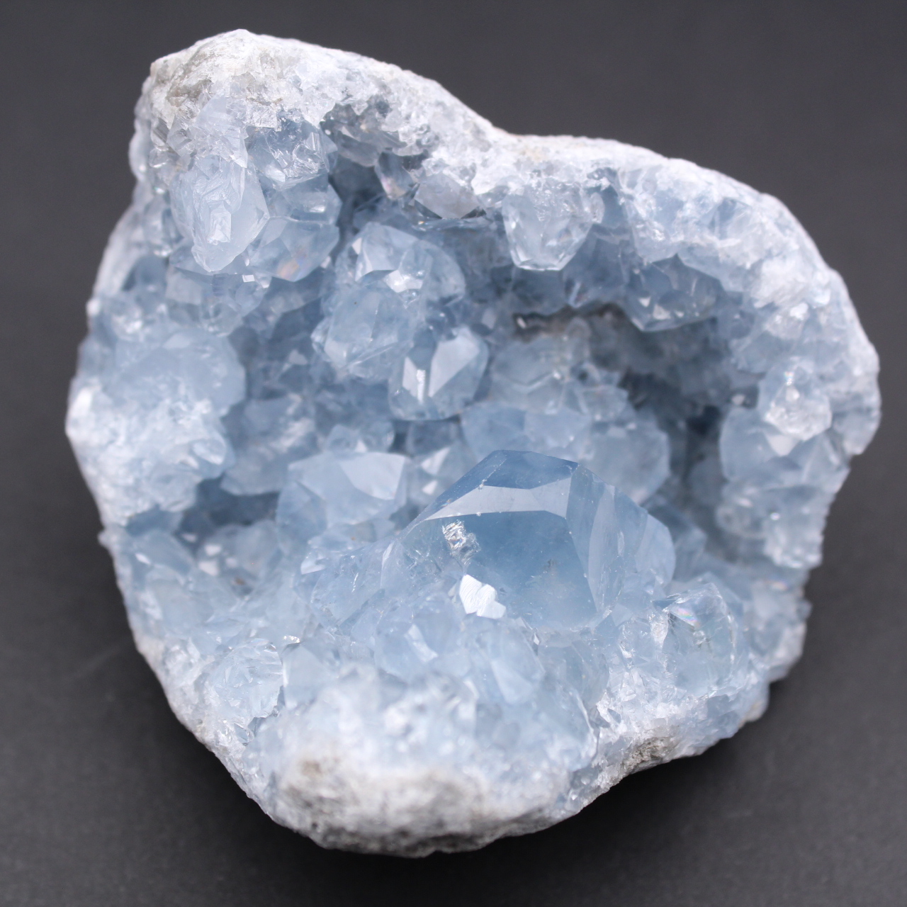 Blaue Celestitkristalle
