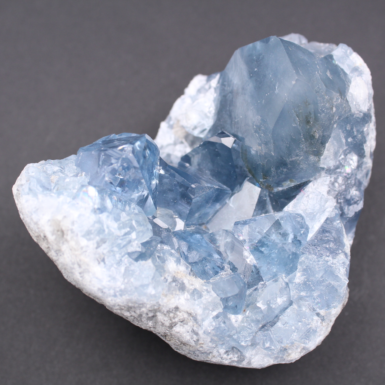 Blaue Celestitkristalle