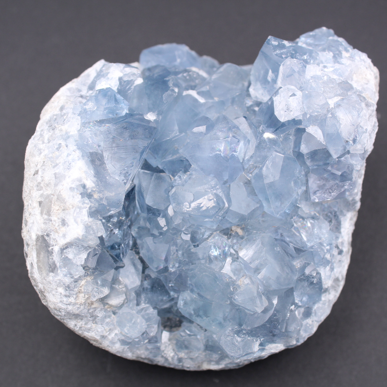 Blaue Celestitkristalle