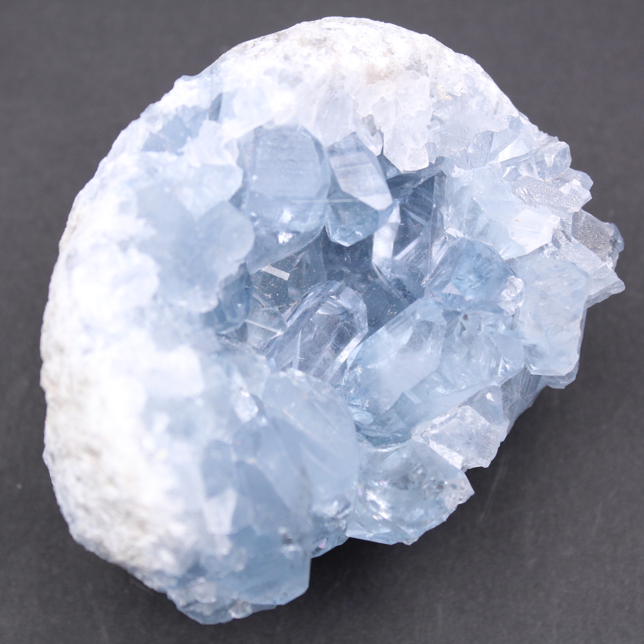 Blaue Celestitkristalle