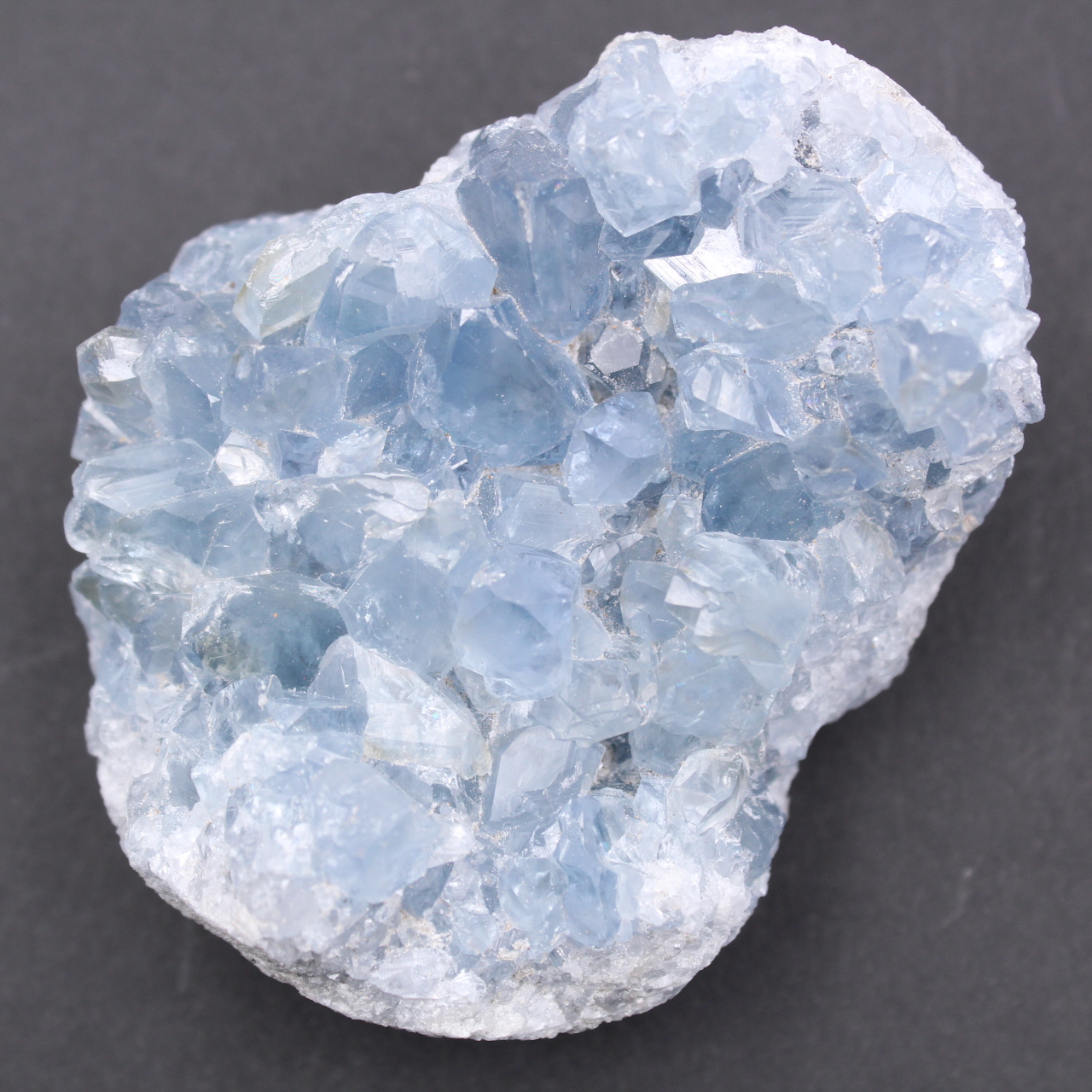 Blaue Celestitkristalle