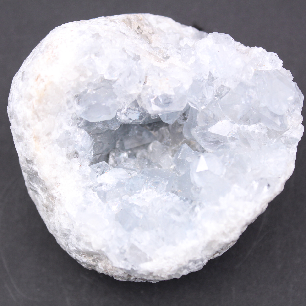 Blaue Celestitkristalle