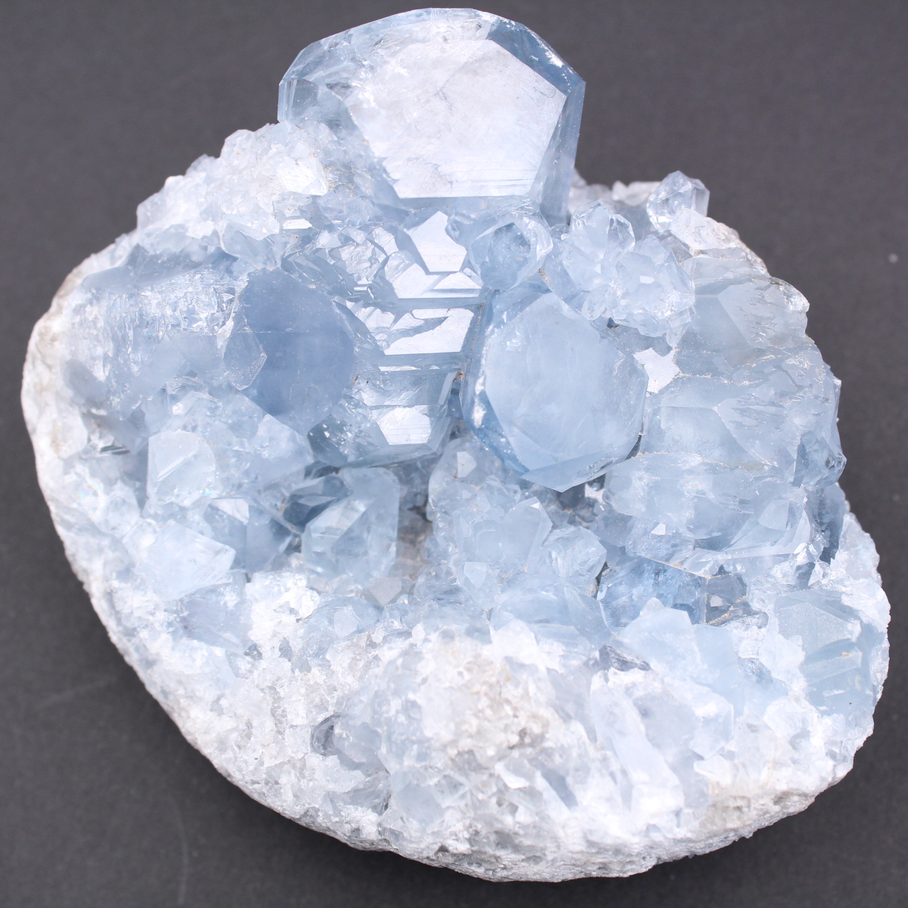 Blaue Celestitkristalle