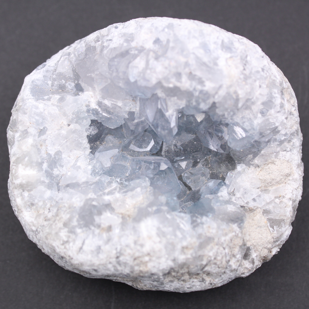 Blaue Celestitkristalle