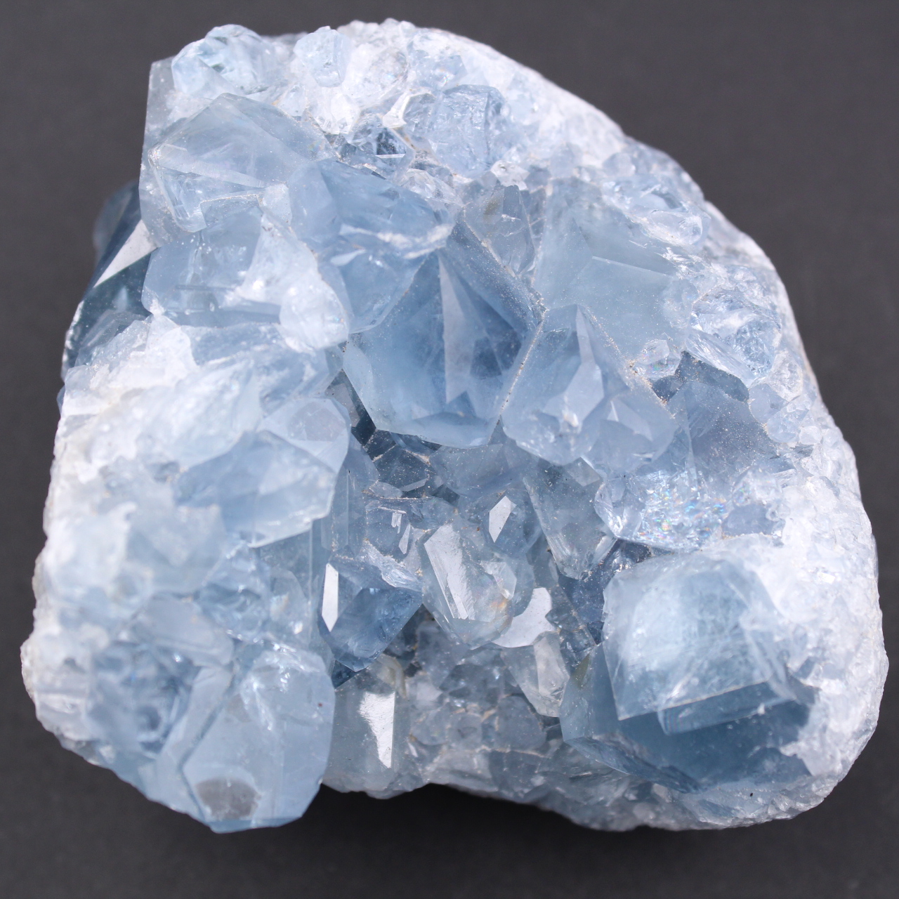 Blaue Celestitkristalle