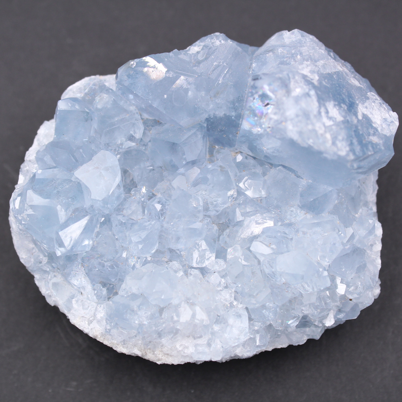 Blaue Celestitkristalle