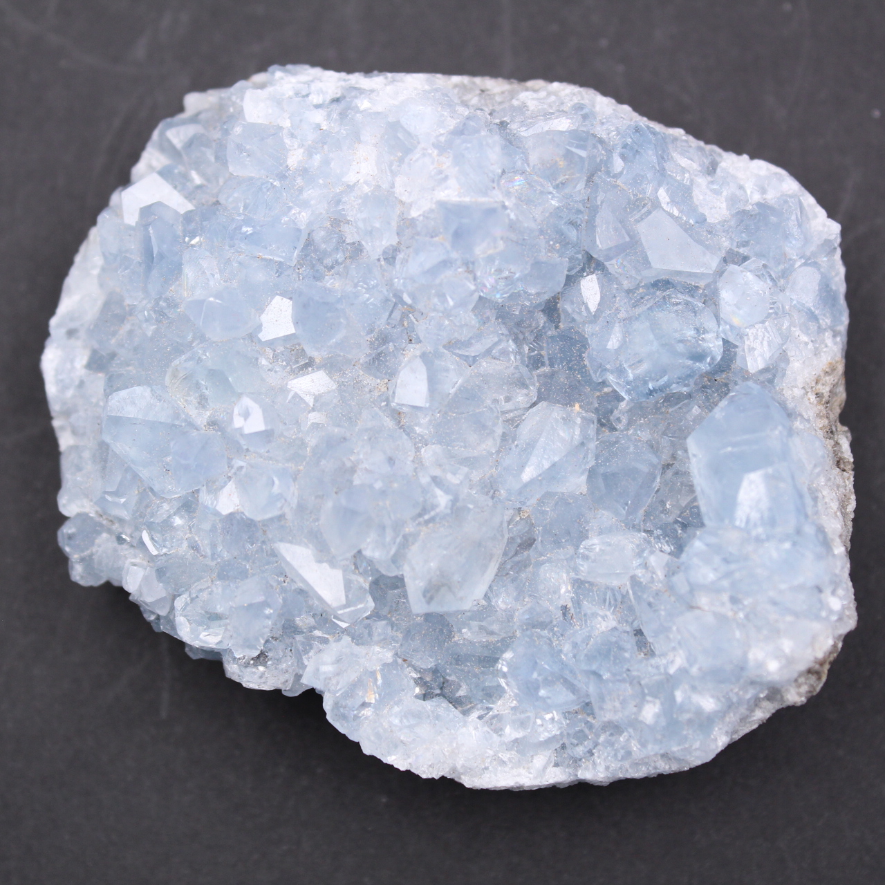 Blaue Celestitkristalle