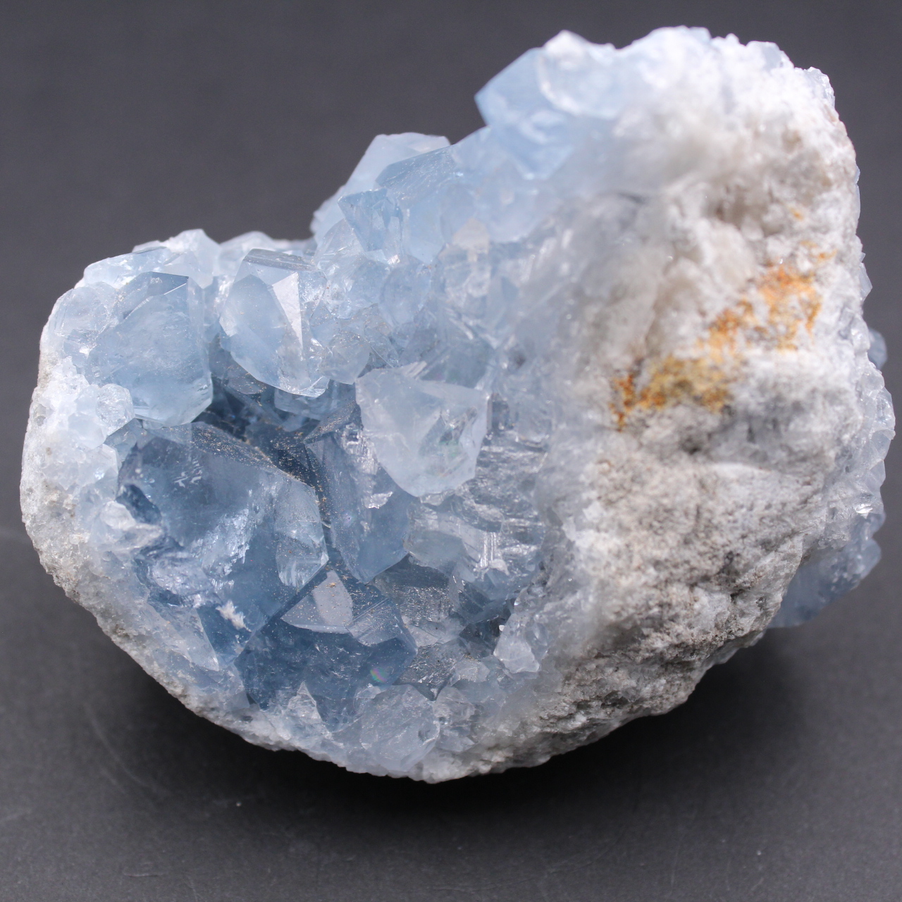 Blaue Celestitkristalle