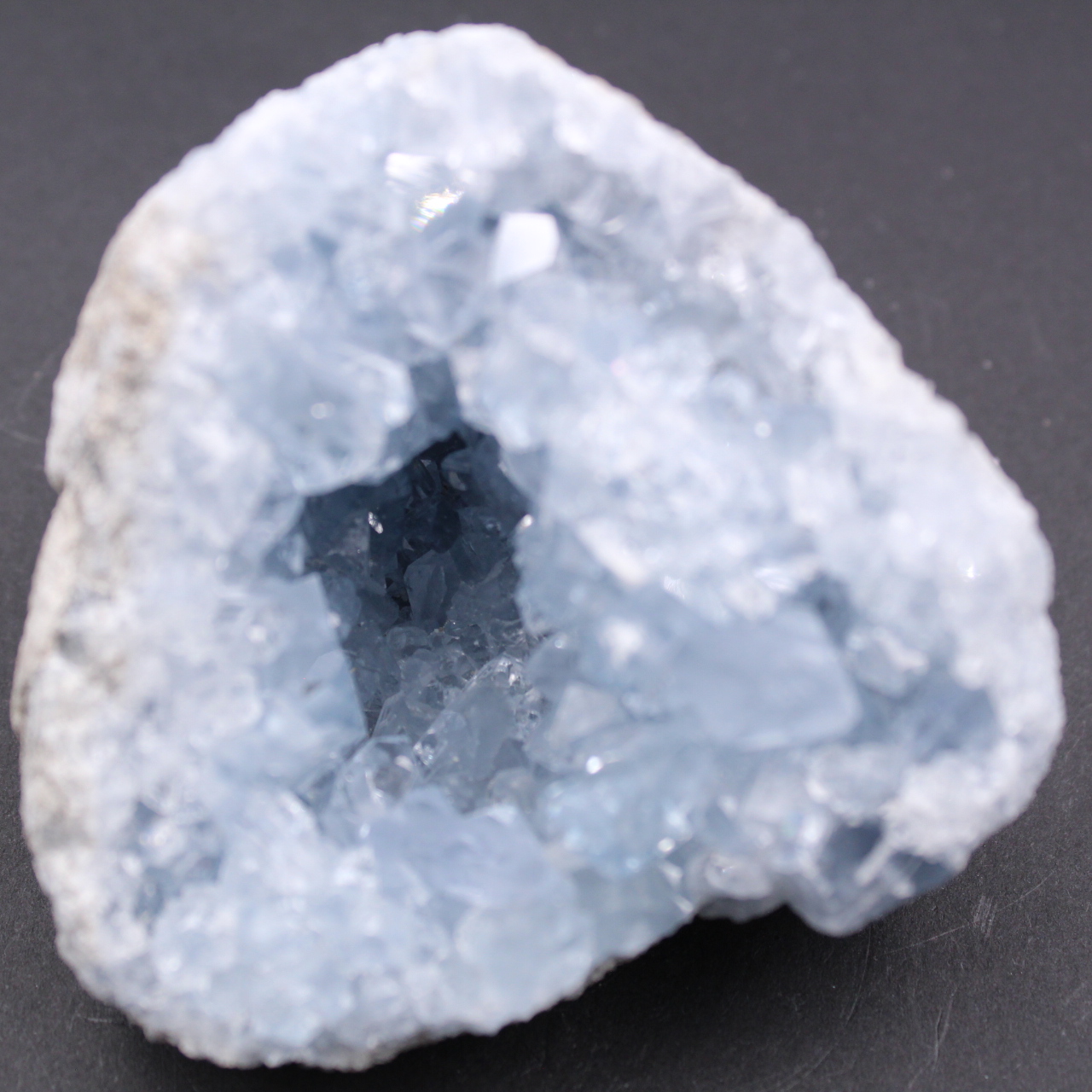 Blaue Celestitkristalle