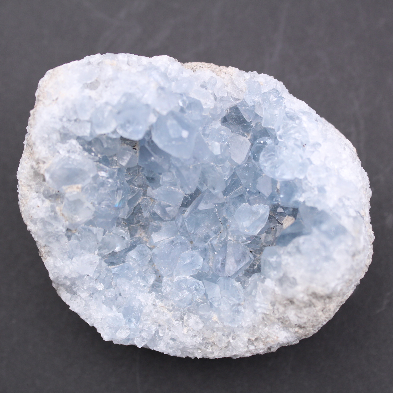 Blaue Celestitkristalle