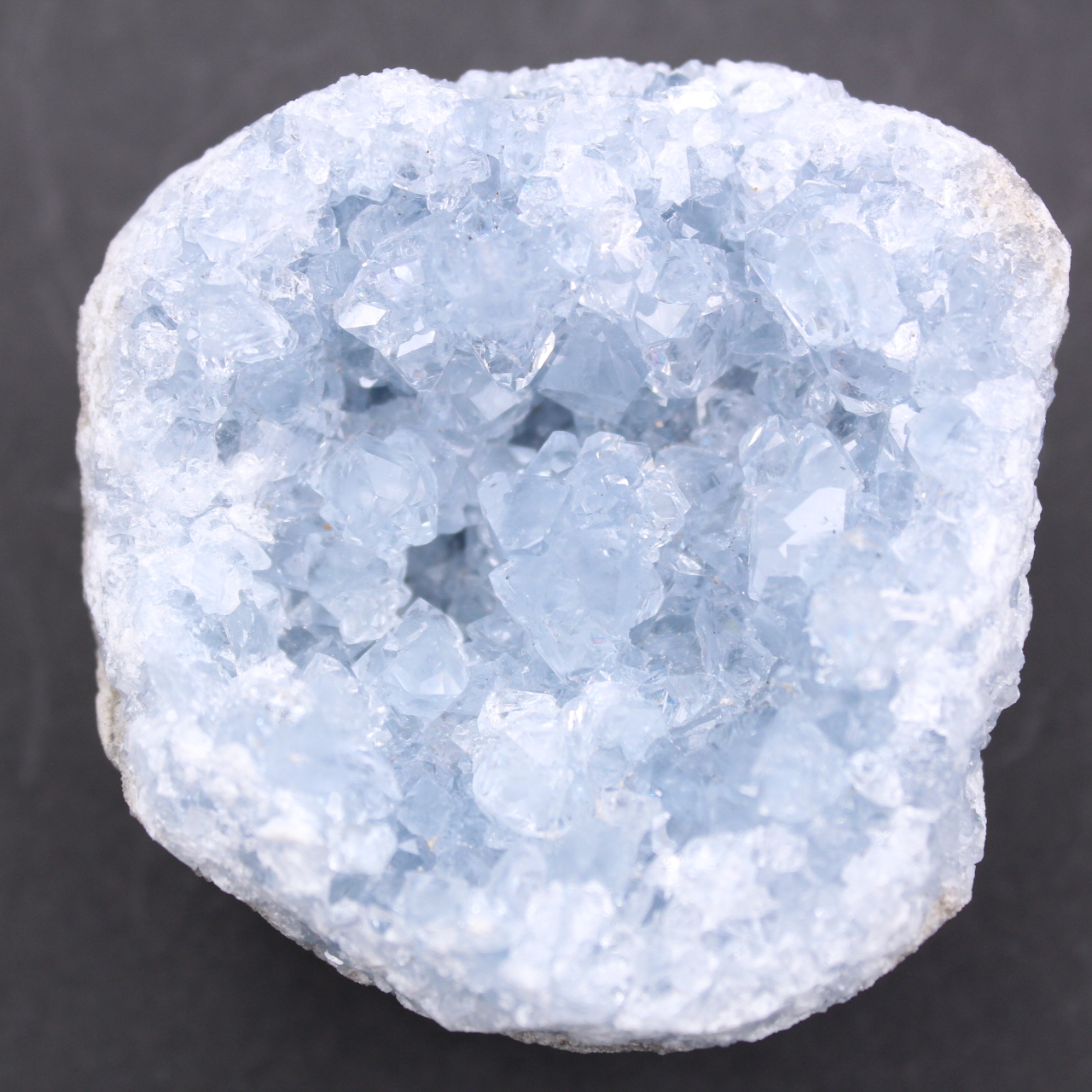 Blaue Celestitkristalle