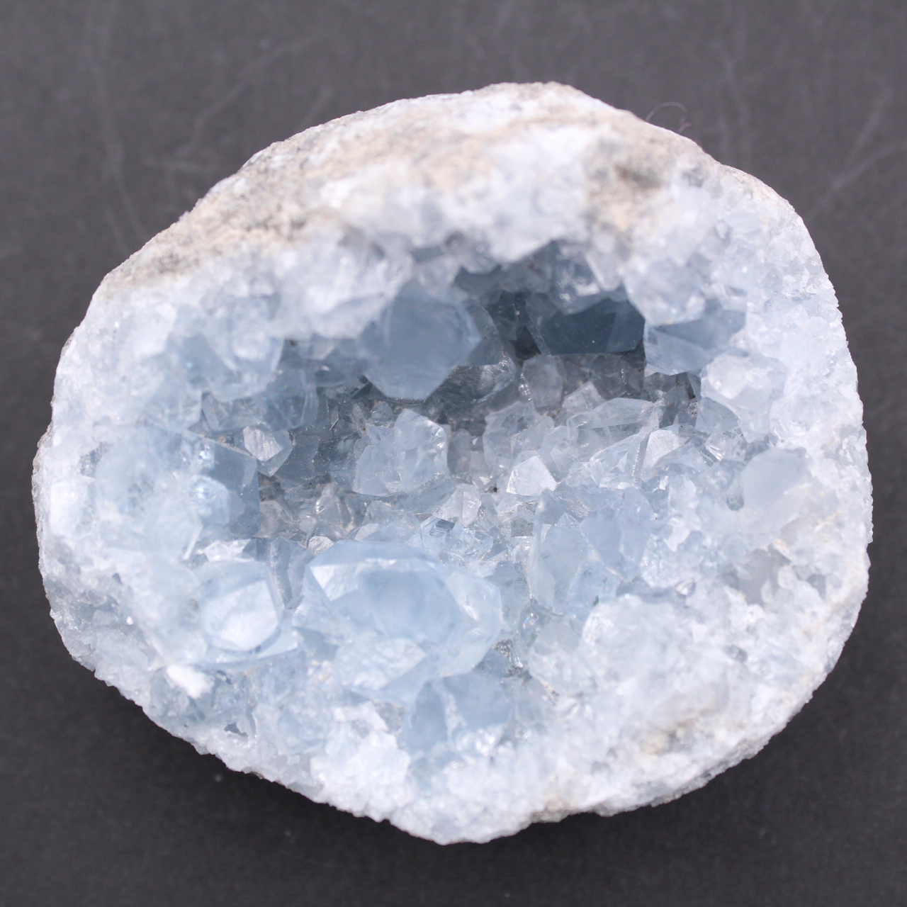Blaue Celestitkristalle