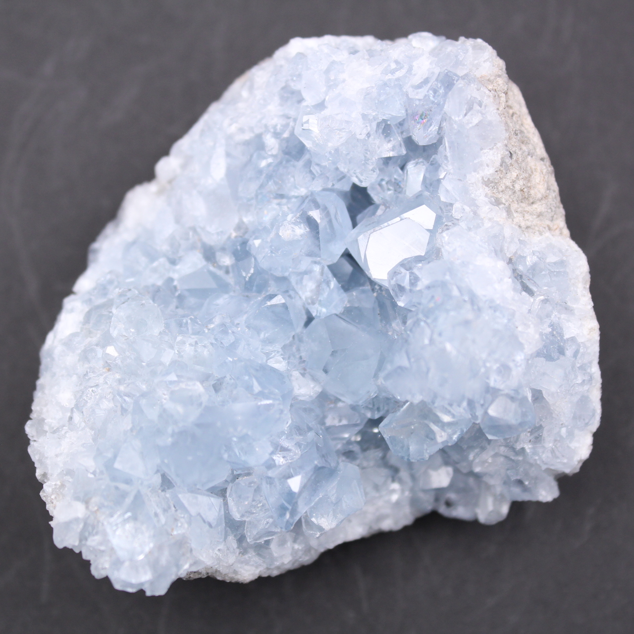 Blaue Celestitkristalle