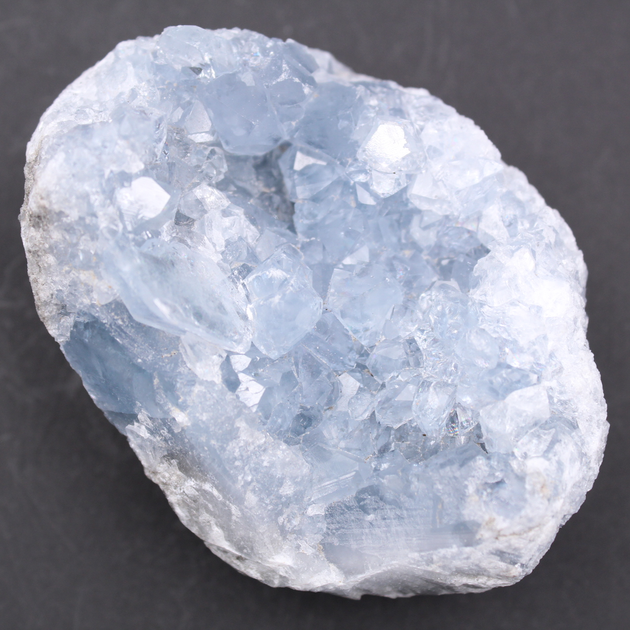 Blaue Celestitkristalle
