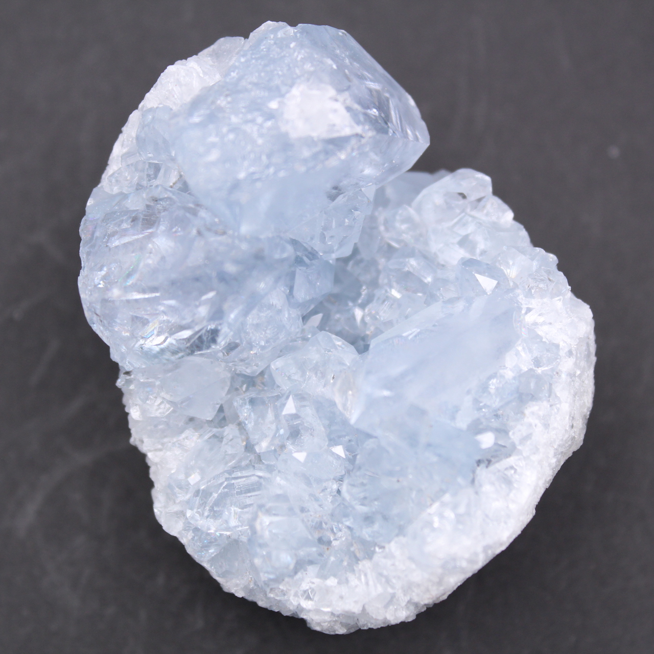 Blaue Celestitkristalle