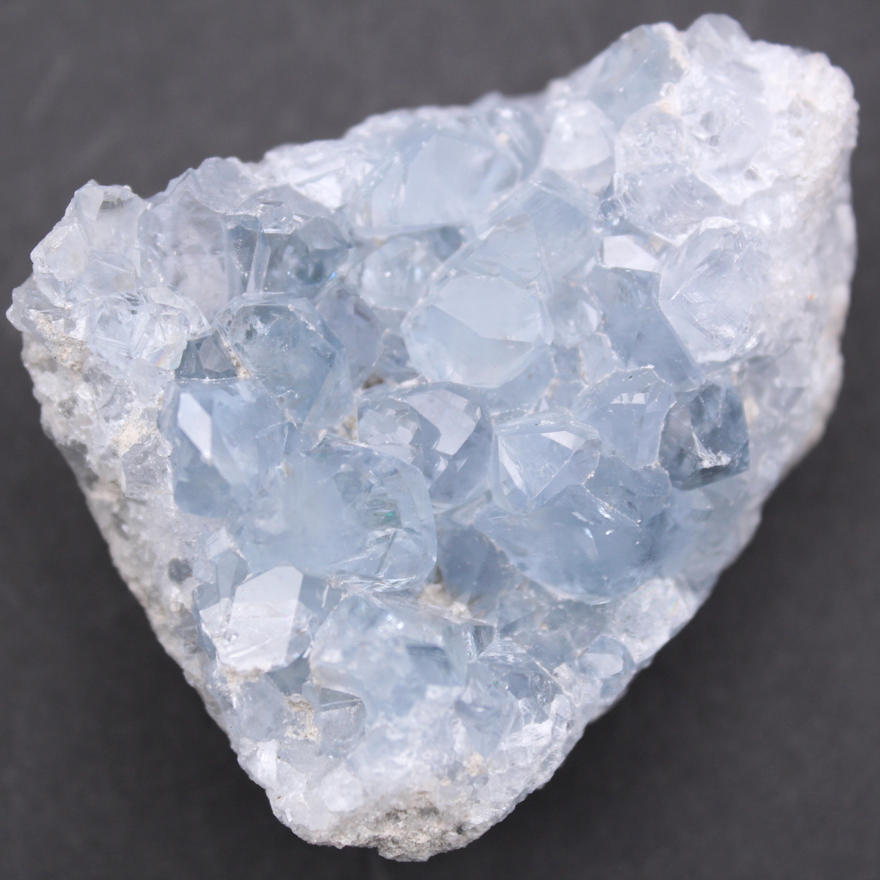 Blaue Celestitkristalle