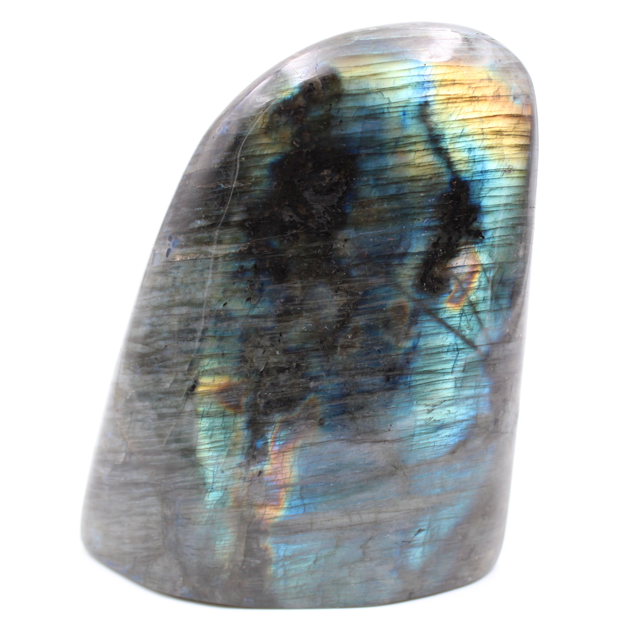 Labradorit Freiform Ziergelb blau