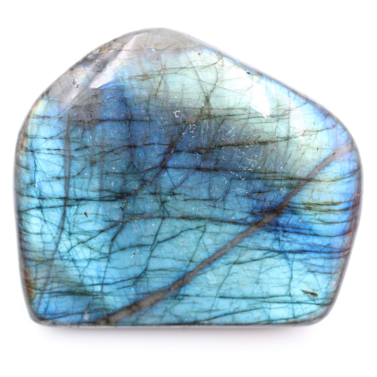 Freiform blauer Labradoritstein