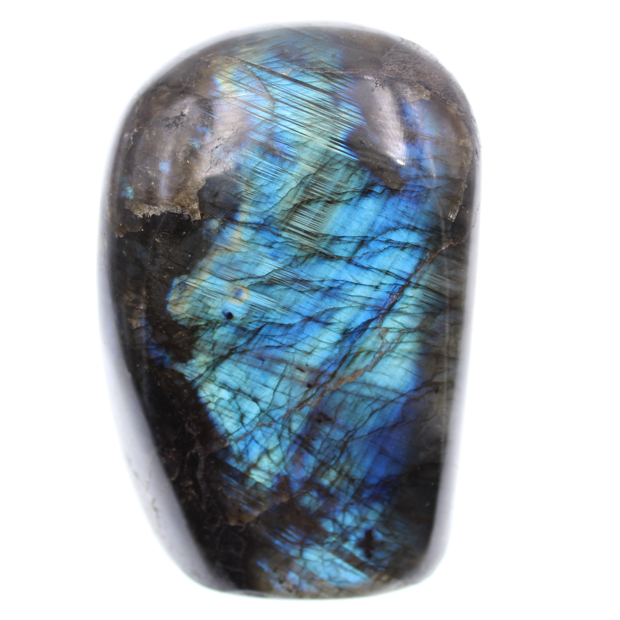 Labradorit-Zierstein mit blauen Reflexen