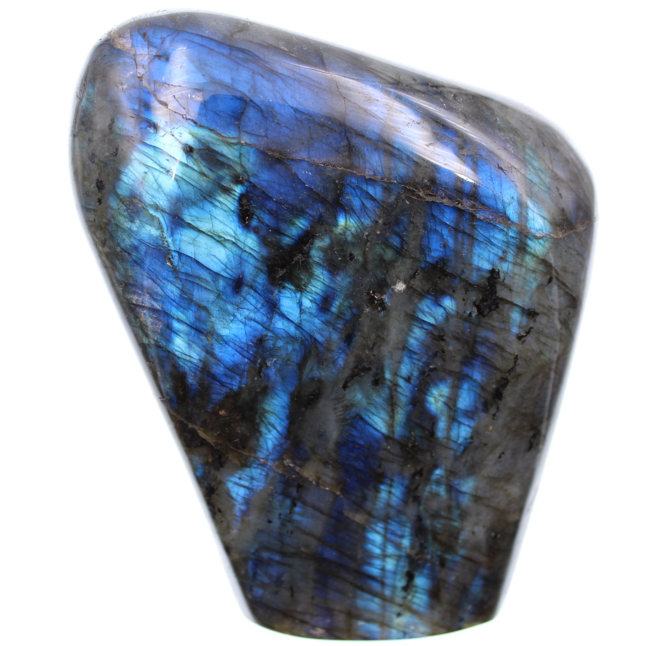Zierfreie Form in blauem Labradorit