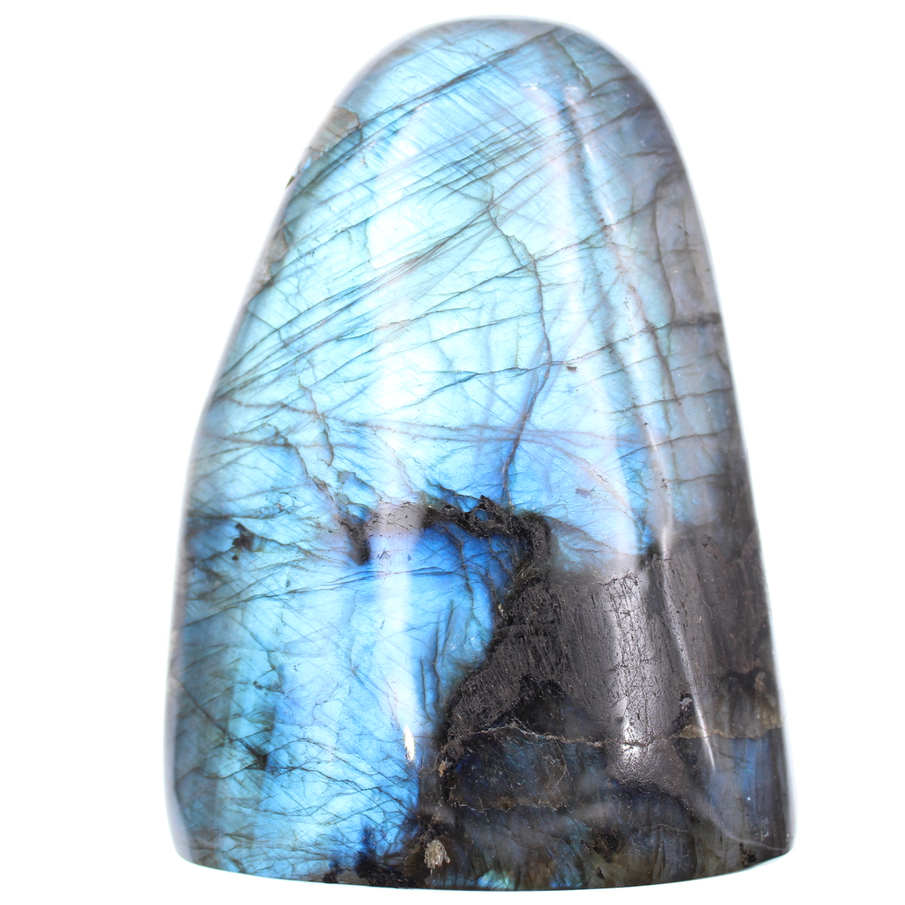 Labradoritstein in blauer Farbe