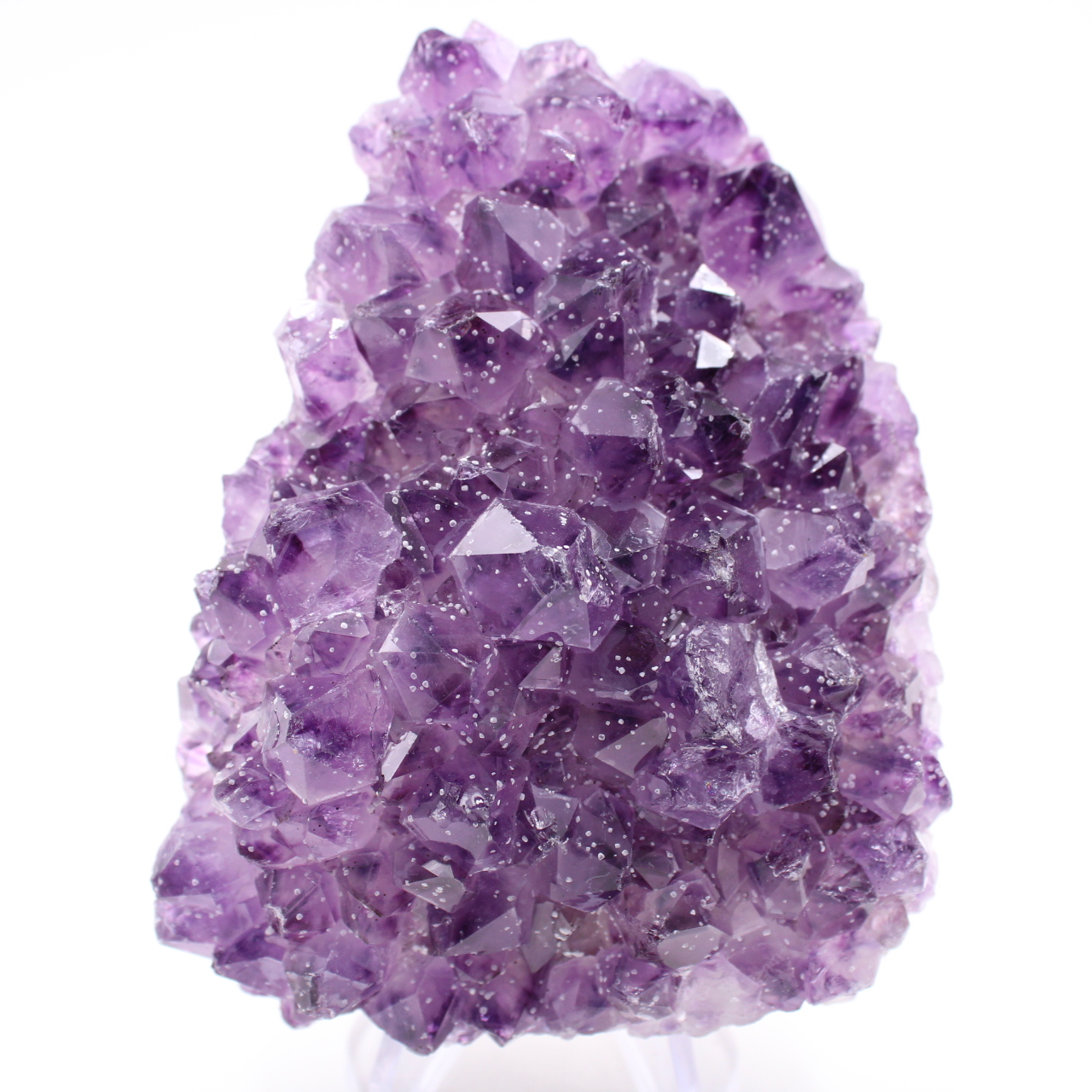 Amethyst mit Mikrocalcitkristallen