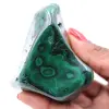 Halbpolierter Malachitblock - 0