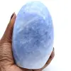 Poliertes blaues Calcitgestein - 0