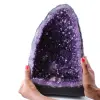 Amethyst-Geode mit Calcitkristall - 0