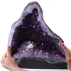 Amethyst-Geode mit Calcitkristall - 0