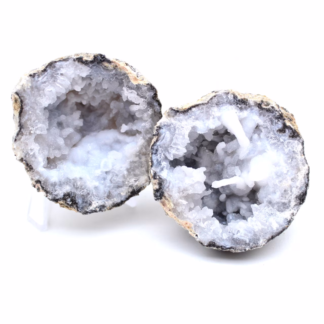 Ganze Kokos-Achat-Geode