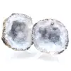 Ganze Kokos-Achat-Geode - 0