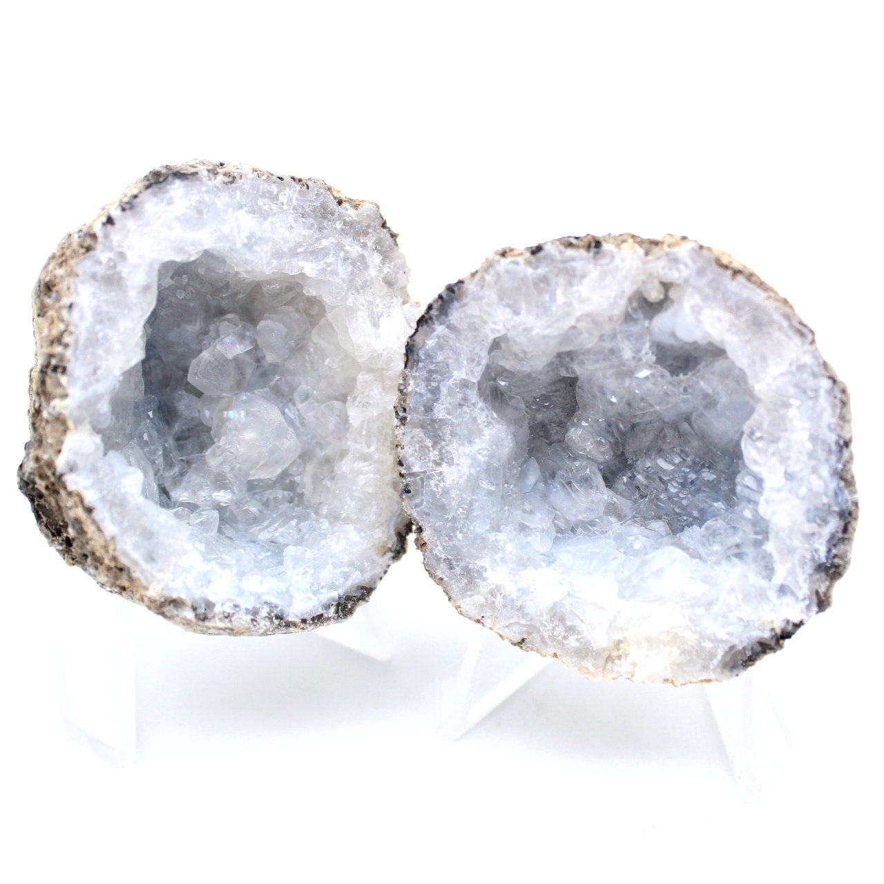 Ganze Kokos-Achat-Geode