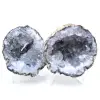 Ganze Kokos-Achat-Geode - 0