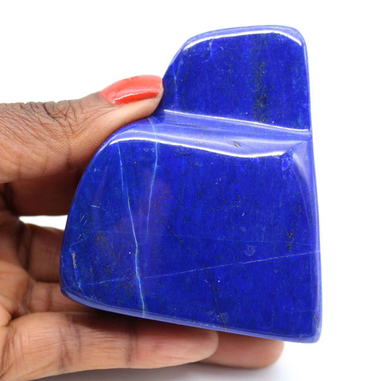 Polierter Lapislazuli-Stein