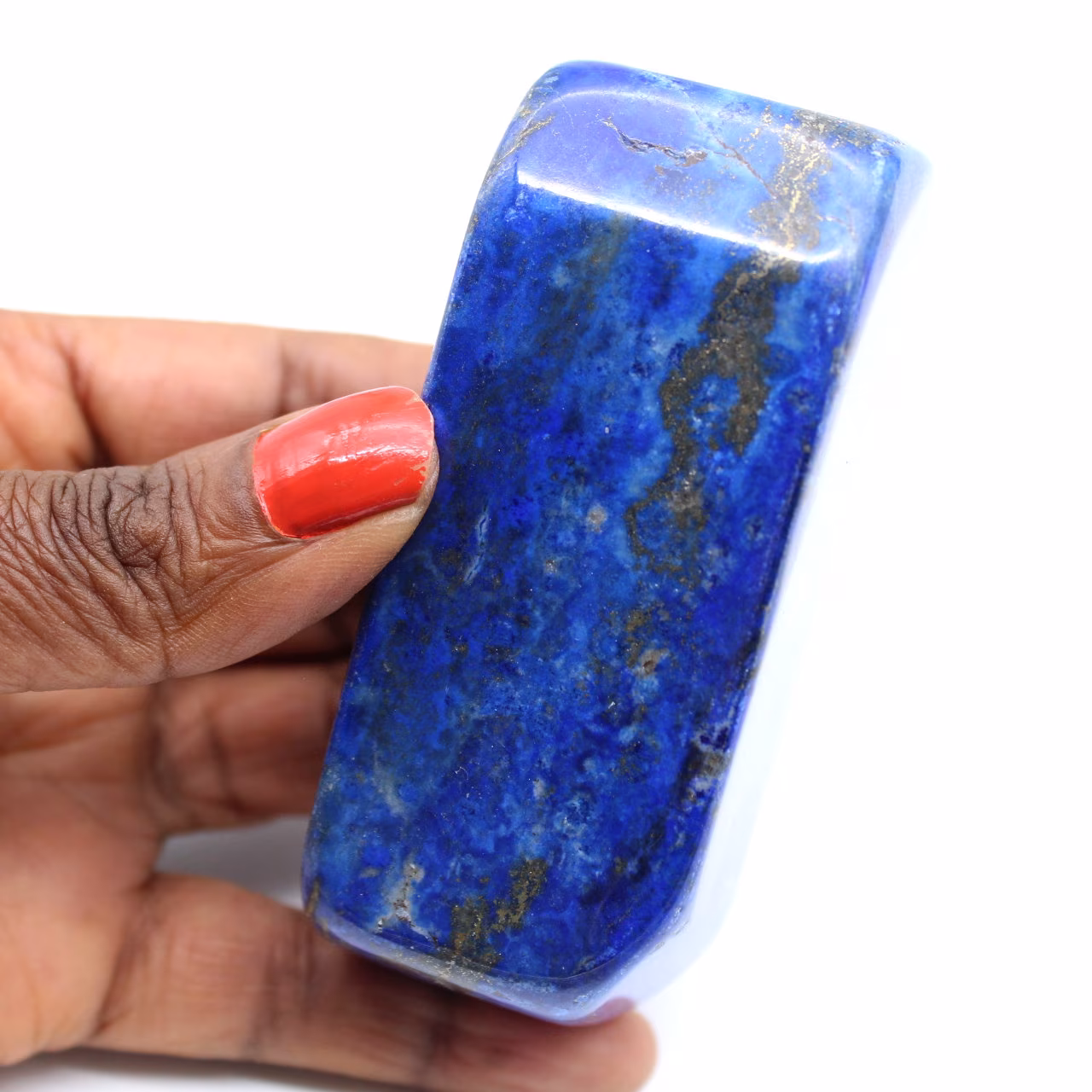 Lapislazuli polierter Stein