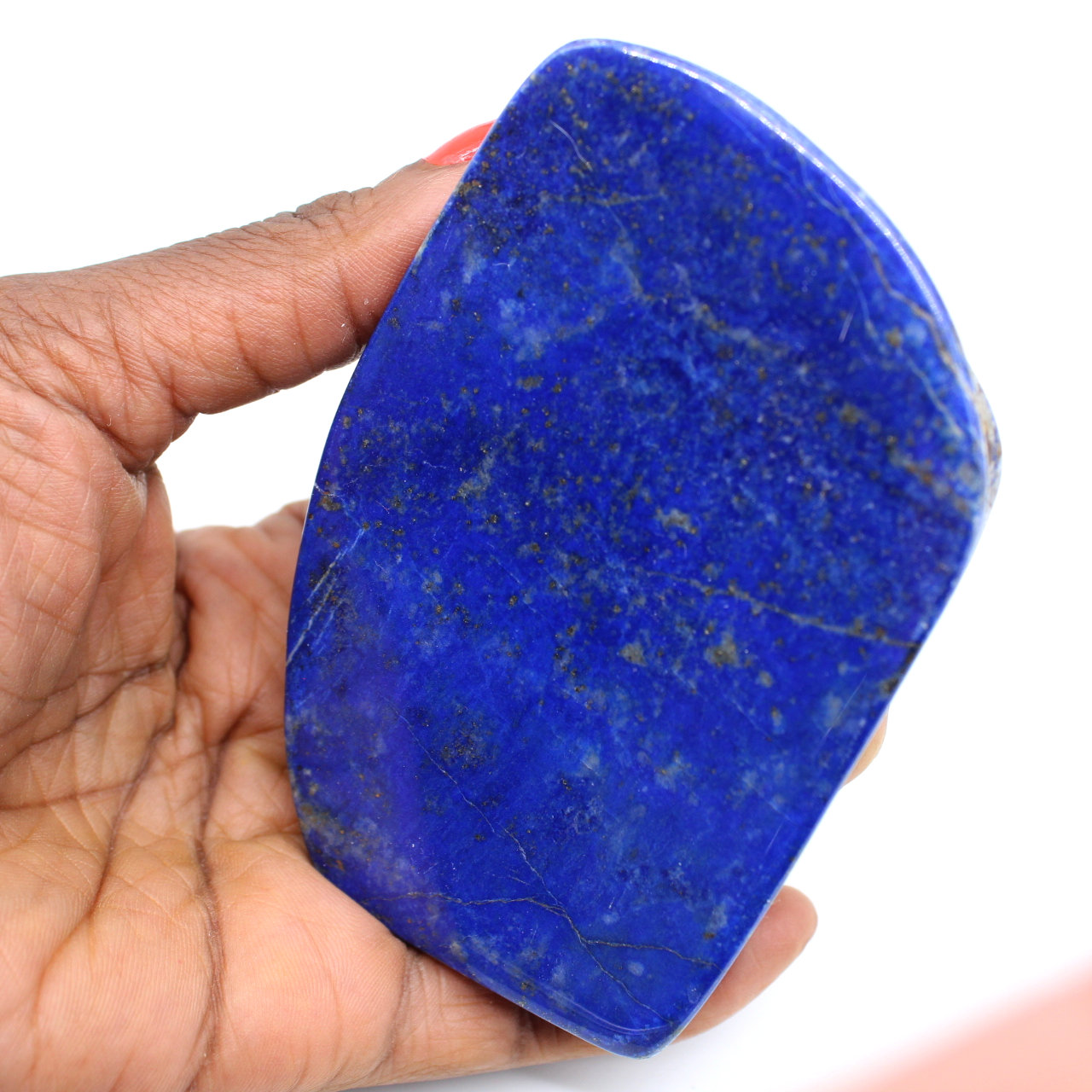 Polierter Lapislazuli-Stein