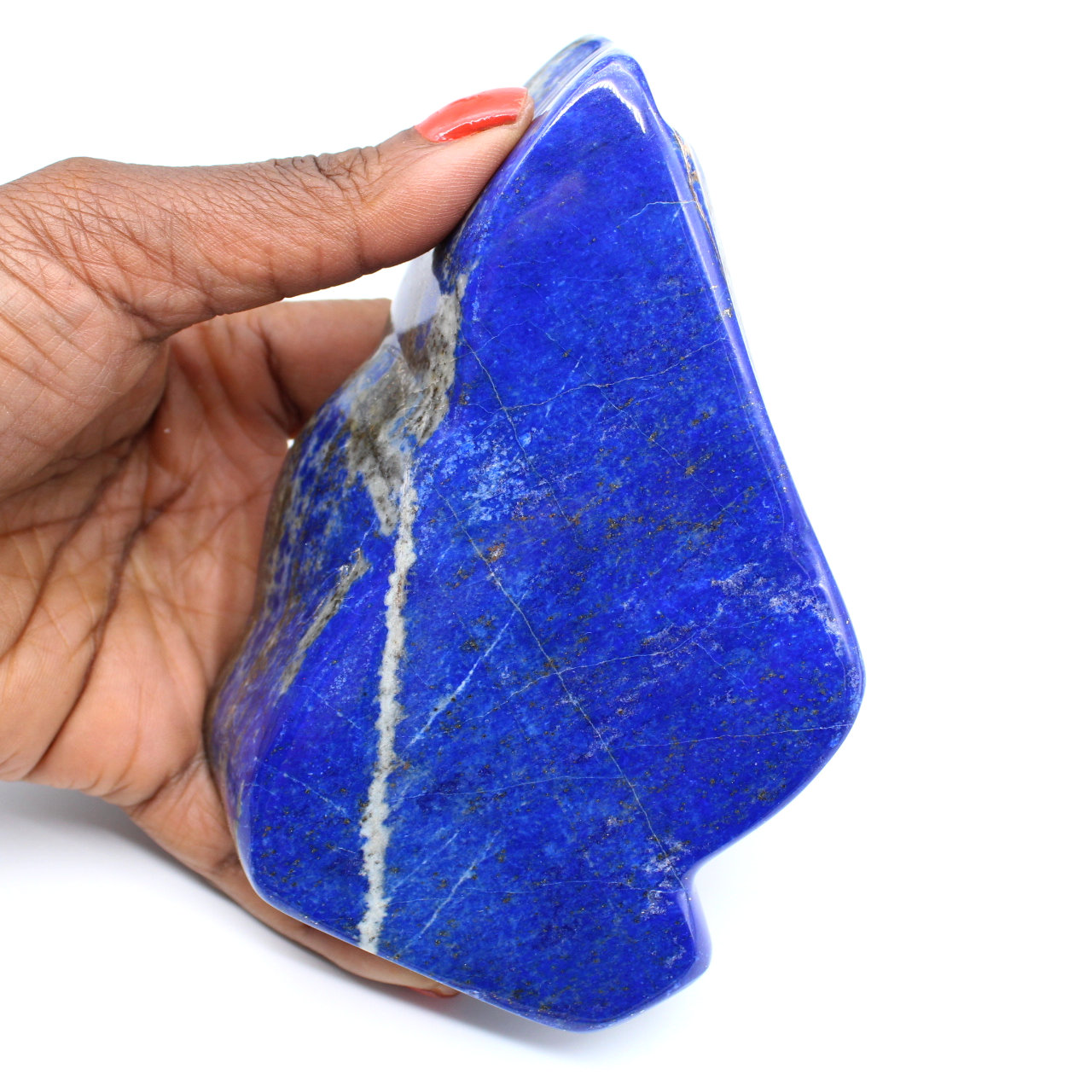 Lapislazuli polierter Stein