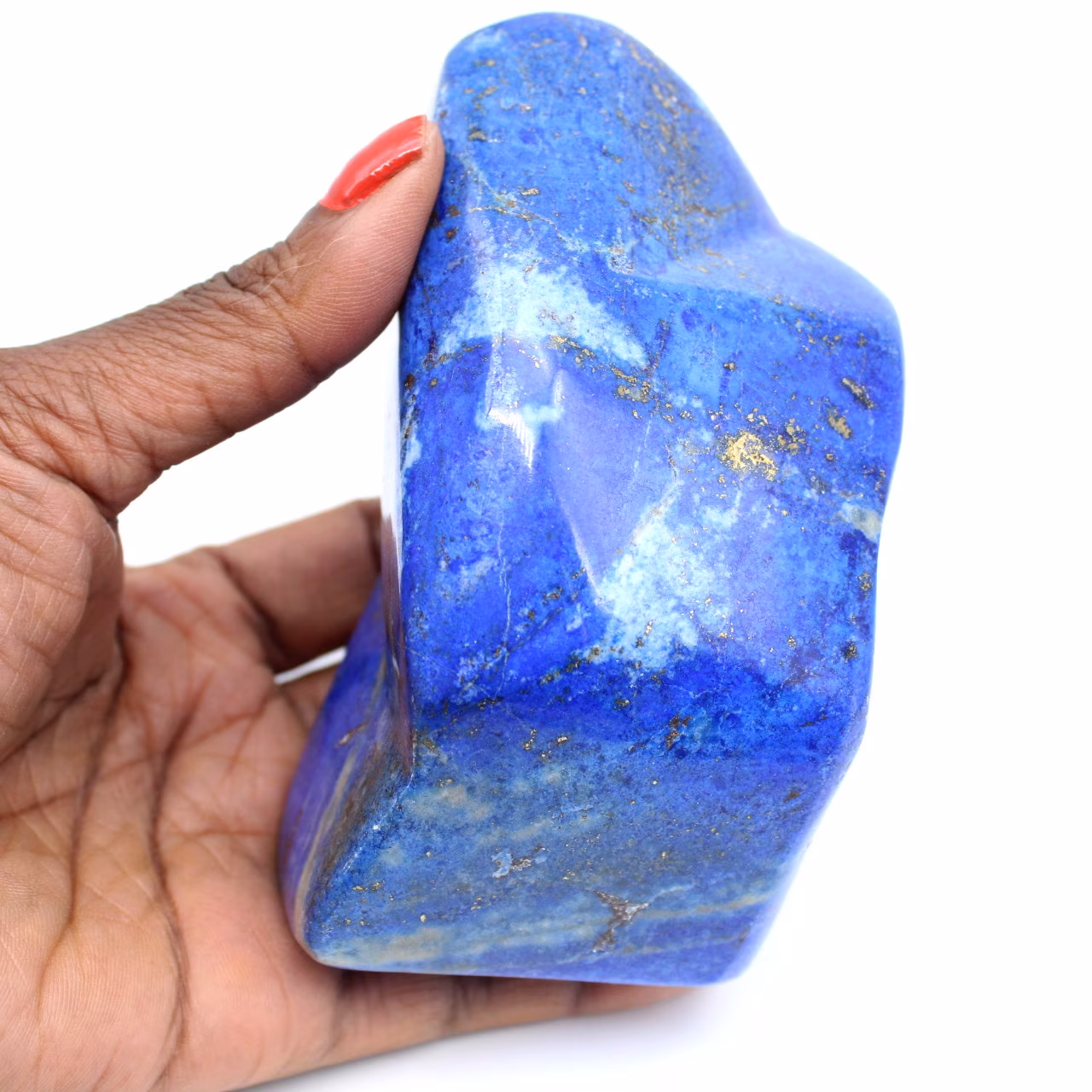 Polierter Lapislazuli-Stein