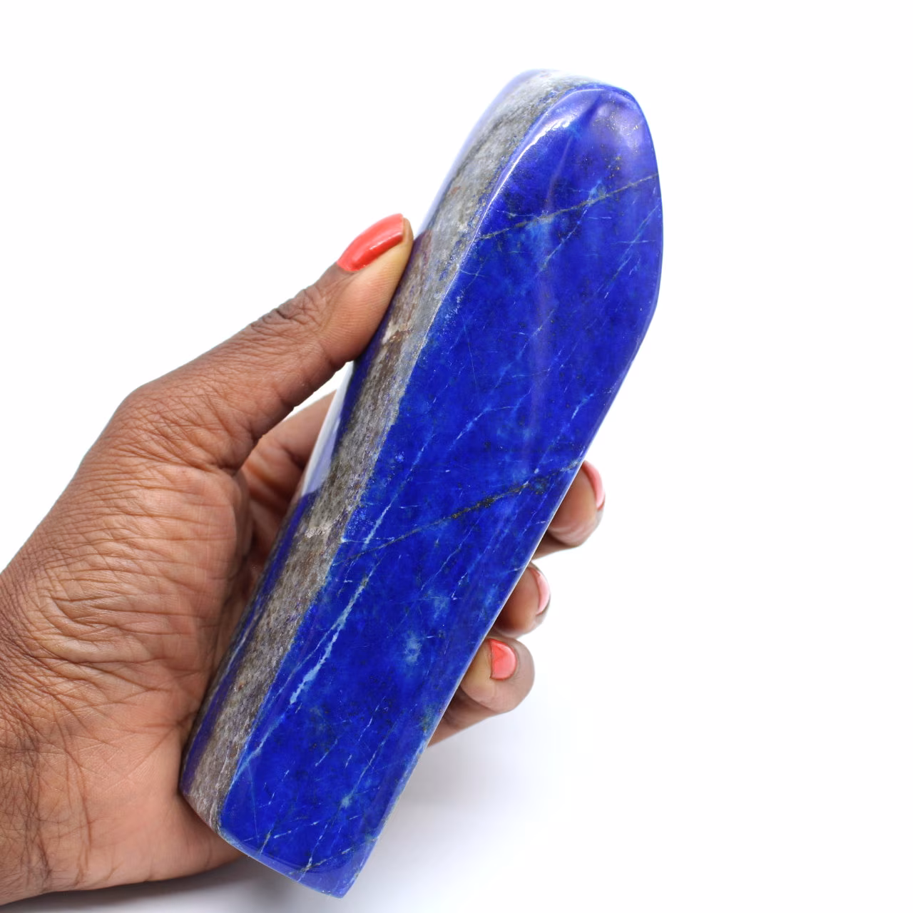 Lapislazuli polierter Stein