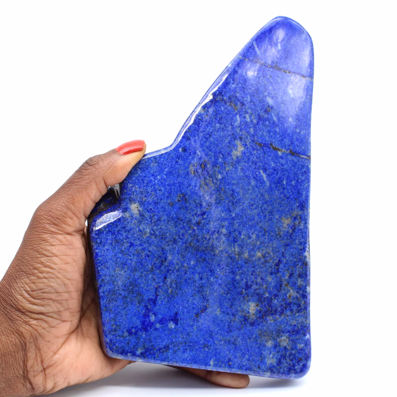 Polierter natürlicher Lapislazuli