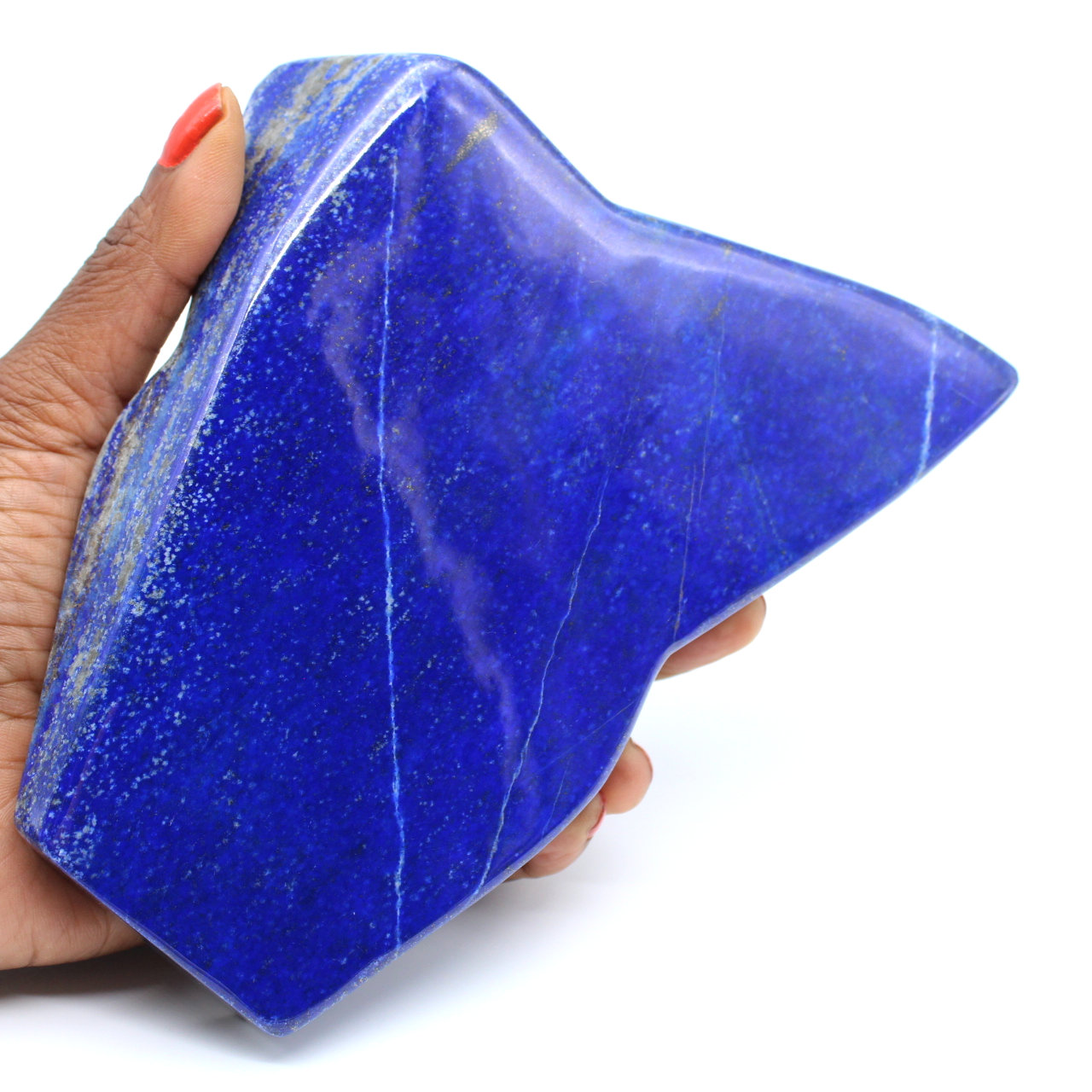 Polierter Lapislazuli-Stein